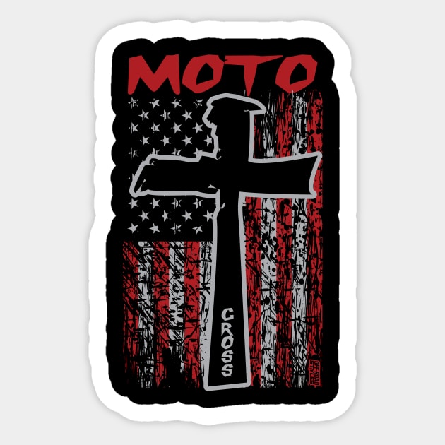 CHRISTIAN MOTOCROSS Sticker by OffRoadStyles